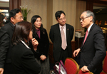 Photo of the tea reception hosted by alumni in Beijing
